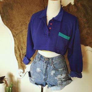 Vintage cropped sweater